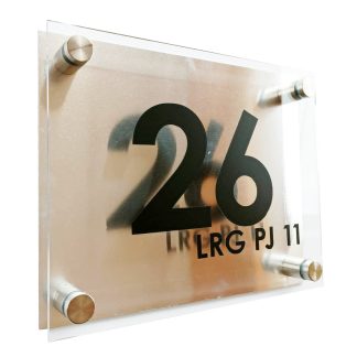 acrylic signage design